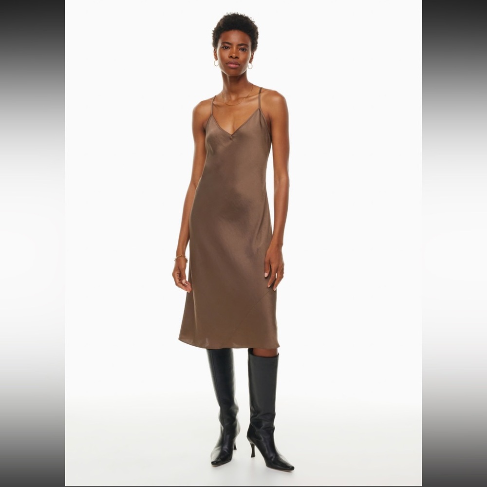 Wilfred Only Slip Satin Midi Dress